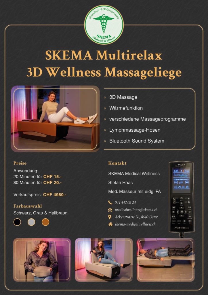 SKEMA Massagesessel - Das Premiumprodukt für Zuhause